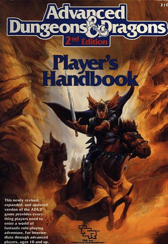 A comparative history of Dungeons & Dragons - AD&D 2nd Edition - 1989