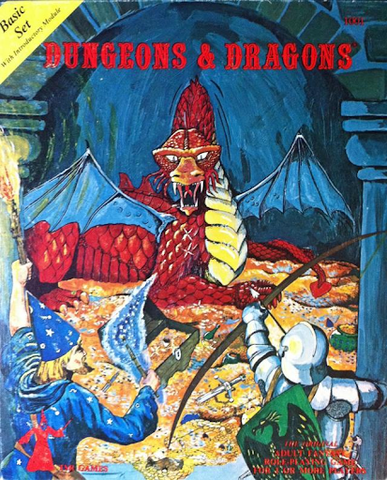 A comparative history of Dungeons & Dragons - Holmes Basic D&D - 1977