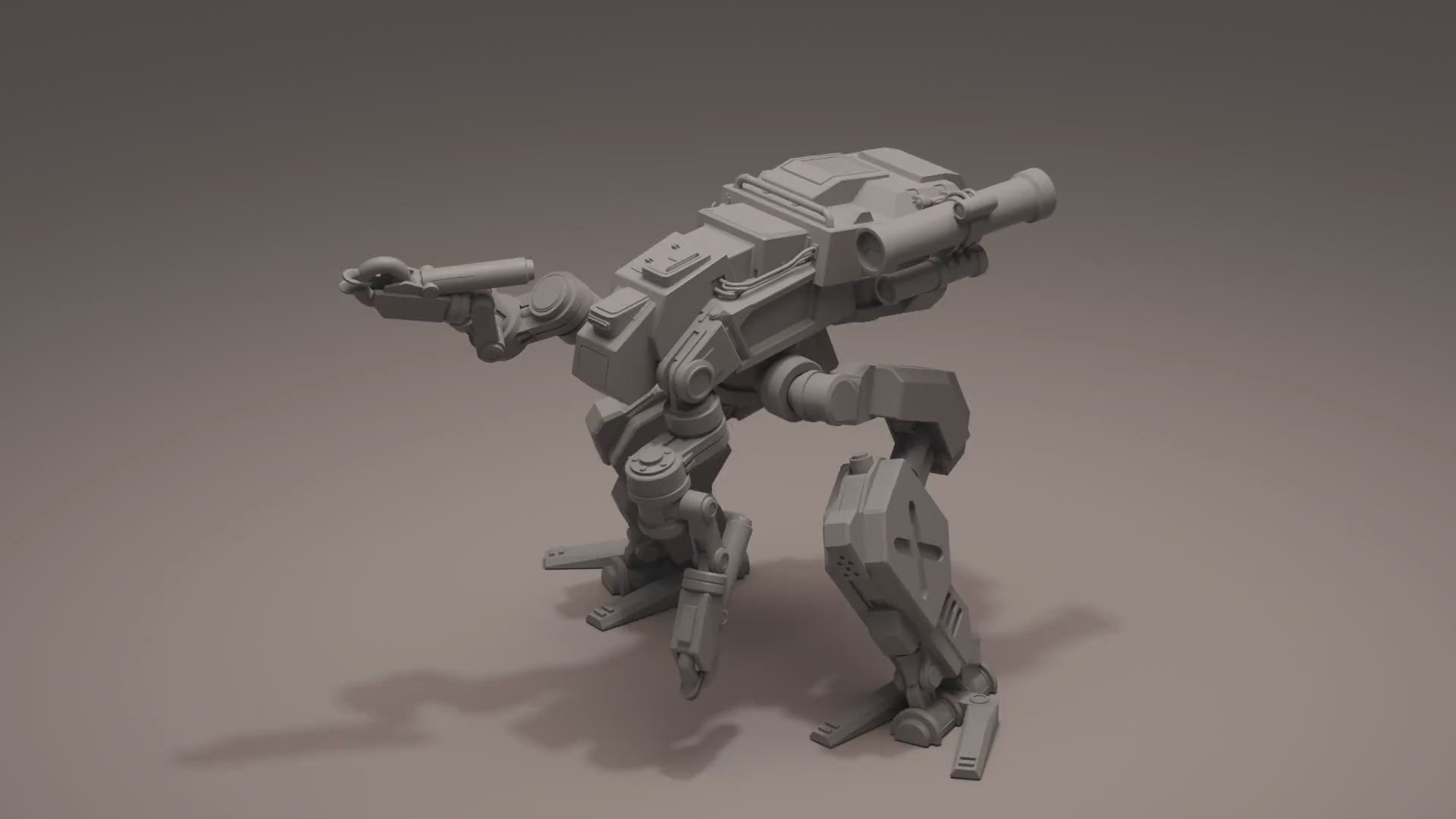 Magpie Mech Miniature STL